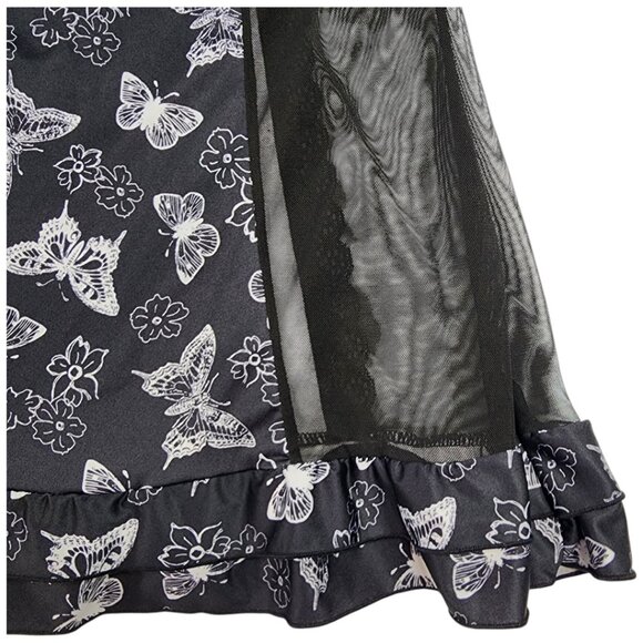 Jessica Simpson intimates  Babydoll Lingerie- SMALL- Black & White- Women's - Picture 4 of 14